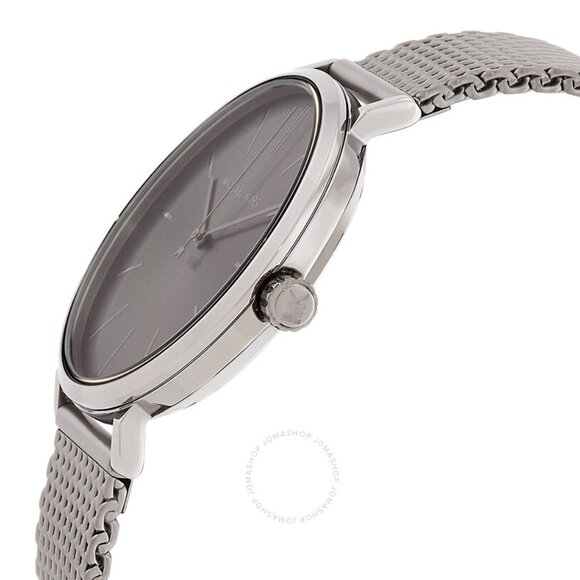 MICHAEL KORS MK7151 GUNMETAL DIAL GUNMETAL STAINLESS MESH BRACELET MENS WATCH - Picture 2 of 4